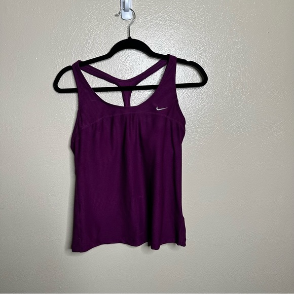 Nike DriFit Purple Racerback Tank Size Medium - Picture 2 of 7